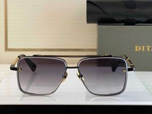 Dita Mach Six Johnson Wysokiej jakości projektanci męskie okulary przeciwsłoneczne moda retro luksusowe okulary marki design metalowa wstążka