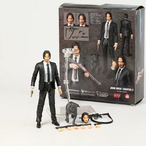 MAFEX 085 Джон Вик Глава 2 Кеану Ривз Акция Фигура Коллекция Модель Модель DOLL TOY GIRD 240430