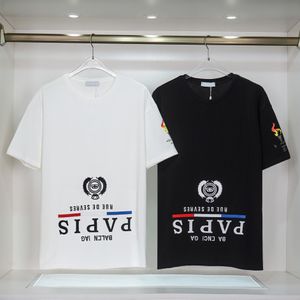 Yaz Erkek Kadın Tasarımcılar Tişört Gevşek Tees Moda Markaları Boyut Kılavuzu S-3XL 0880 2209