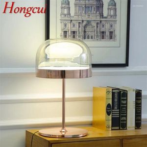 Lampy stołowe Hongcui Nordic Modern Fashion Desk oświetlenie LED do dekoracji pokoju do łóżka w domu