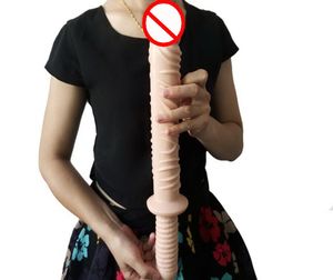 Nyaste super enorma dildo silikon penis kvinnlig onani 16 tum realistisk flexibel dildo bdsm sexleksak för kvinnor5146736