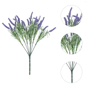 Dekorative Blumen künstlicher Lavendel Simuliertes Dekor DIY Simulation Vasen Home Plastikdekoration