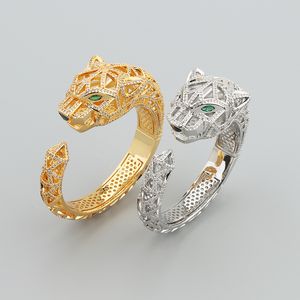 Braccialetti di bracciale leopardo classico in oro 18k oro braccialetti argento per donna mamma mamma ragazza unisex designer di fidanzamento ebraico