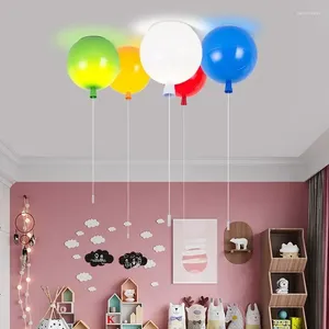 Taklampor färgglada ballong vägglampor e27 sovrum foajé studie vardagsrum korridor el sconce inomhus belysning barn nattljus