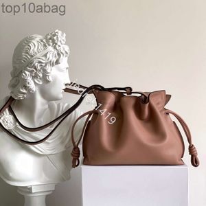 Loewew Loeweee Bag 10a Flamenco Crossbody Bag Top Nappa Кожаные сумки дизайнерские мягкие сумочки из телячь