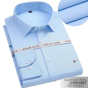 Men's Dress Shirts 2024 Elasticidade Ajuste Fino Vestido Masculino Casual Camisa De Mangas Compridas Vermelho Social Formal Camisas