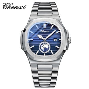 CHENXI/Chenxi High end Business Mens Watch Waterproof Calendar Small Second Disc Quartz Watch Mens Watch