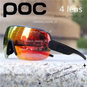 Дизайнерские высококачественные роскошные моды POC AIM 4 Lens Cycling Sunglasses Sport Road Горные велосипедные бокалы мужчины женщины очки ocklass Zonnebril 123