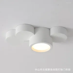 Światła sufitowe przemysłowe światło dioda LED do salonu sufity łazienkowe lampa tkanina Oprawa kuchenna