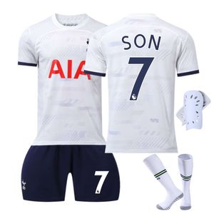 Testeira masculina de Jerseys de futebol 2023-24 Camisa de futebol do New Spurs No. 10 Kane 7 filho Heung-min 9 Richarlison 17 Romero