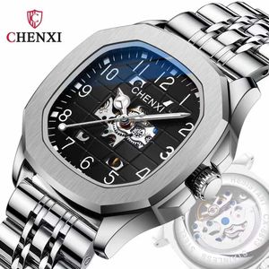Chenxi/Chenxi 핸드 라듐 동일한 남성 기계식 시계 방수 방수 나이트 글로우 완전 자동 기계식 시계