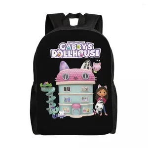 Backpack Kids Gabby Group Backpacks For Men Women Water Resistant College School Dollhouse Cakey And Catrat Bag Print Bookbag