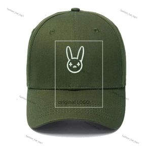 Top Caps Kötü Tavşan Nakış Beyzbol Kapağı 100% Pamuk Rapçi Reggaeton Sanatçı Dad Hat Unisex Sıradan Erkekler Kadın Snapbacks Cap Hip Hop Şapkası 1207