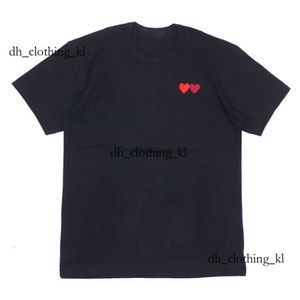 2024 Top -Designer T -Shirt spielen Herren T -Shirt Red Commes Heart Frauen Garcons Commes des Garcon -Hemdes Sweatshirt Baumwolle CDG Stickerei Kurzarm Shirt 257