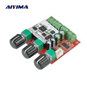 Amplifiers AIYIMA TPA3110D2 Subwoofer Bluetooth Amplifier Board 2.1 Channel TPA3110 Active Digital Audio Amplifiers 15W*2+30W