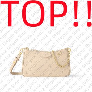 10A skórzane torby na górze. M80349 Easy torebka na pasku M81066 Torebka Torebka Torebka Hobo Torka sprzęgło wieczorne ramię Crossbody 19 torba Pochette Accessoires