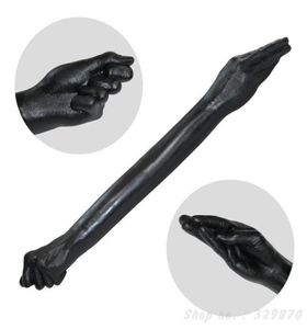 Super Long Fist Dildo 65cm Big Fisting Black Double Ended Toys Sexy Toys for Woman Lesbian Conslador ENORME PENIS ANS PENIS3543100