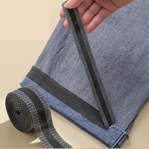 Samozwańczy spodni wklej żelazko na krawędzi naprawa odzieży dżinsowej i odzieży DIY Sewing Fabric 240428
