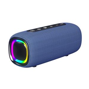 ポータブルスピーカーRockmia EBS-608 20W 4000MAHワイヤレススピーカーBluetooth 5.1 with RGB Light Outdoor Portable防水ステレオMuisc Boombox J240505