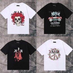 AM T Mens Women Designer Tshirts Short Summer Fashion Printed Shirt Casual With Brand Letter High Quality Designers T-Shirt Hip Hop Streetwear Tshirts amirir 732