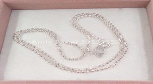 Autentisk 925 Sterling Silver Necklace Gargantilla Bear Chain de Plata passar europeisk björnsmycken Style Gift 1119001108026784