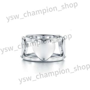 Pure Silver Correct Sign Tiffanyjewelry Ring Tiffanyring Love Designer Women Men Ring Highest Quality Pure 18k Tiffanyjewelry Gold 214