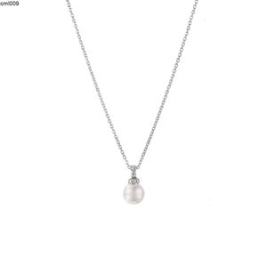 Dy Necklace Designer Luxury Jewelry Top Jewelry Necklace Dy Pearl Necklaces Popular Inlaid Diamond Pendant Dy Goods Christmas Gifts Quality Fashion Accessories