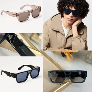 2024 Дизайнер новые солнцезащитные очки для мужских модных прямоугольных рамных очков Sunshades Fashion Street Photo Солнцезащитные очки с коробкой Z2086W Z2062W