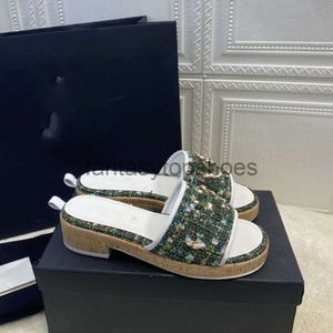 مصمم القنوات CF Women Summer Shoes Platfor