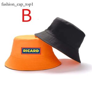 Designer Hat Ricard Bob Wide Brim Hats Bucket Summer Reversible Ricard Unisexe Man Women Cotton Fisherman Caps Girl Boy Outdoor Sport Chapeau Bob Ricard Hat 8597