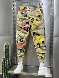 Men's Pants Floral Camouflage Sweatpants Cargo Male Contrast Color Hip Hop Streetwear High Quality 2024 Z92