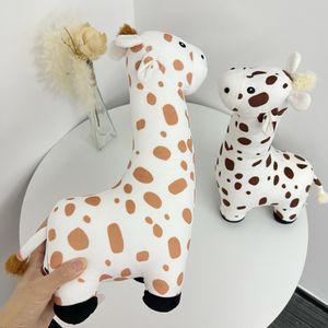 35cm Giraffe Cute Plush Dolls Baby Kids Cute Animal Soft Cotton Stuffed Soft Toys Sleeping Mate Gift Boy Girl Kids Kawaii Toy