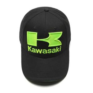 Top Caps Yeni Kawasaki Moda Yarış Şapkası Spor Moda Açık Güneş Koruyucu Beyzbol Şapkası Hip Hop Şapkası T240429