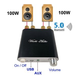 Усилитель 2*100W Bluetooth 5.0 TPA3116D2 Digital Power Audio Amplifier Board TPA3116D2 STEREO HIFI USB Amplificador Home Theatre Mini Amp