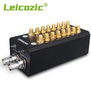 Microphones Leicozic 8 Channels Signal Amplifier Antenna Distribution System Audio RF Distributor For Recording Interview Wireless Microfone