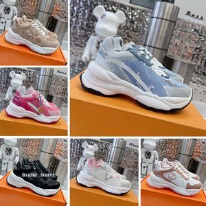 Run 55 Sneakers Women Trainers Designer Platform Casual Shoes High quality Fashion Classic Rubber Sneaker Leather Outdoors Low-top Trainers 35-41