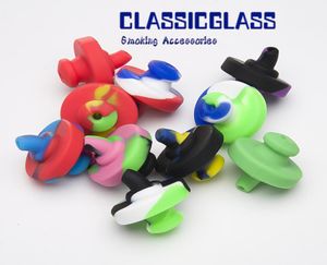 Silicone Carb Cap Dia 34mm para quartzo Banger Nails Silicone Carb Caps Mixed Colors Grade Alody Silicon7443842