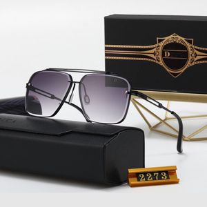 2024 Männer Vintage Pilot Sonnenbrille Square Frauen Sonnenbrillen Modedesigner Luxus Goldener Rahmen Sonnenbrillen UV400 Gradient LXN-Evo Dita 2273