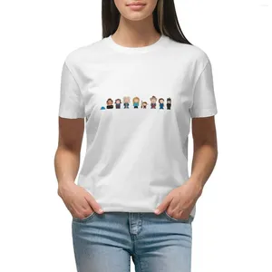 Kadın Polos Yonderland Karikatürleri T-Shirt Gömlekleri Grafik Tees Kawaii Giysileri Kadınlar İçin Siyah Tişörtler