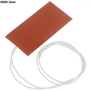 Carpets 15W 12V DC Flexible Waterproof Silicon Heater Pad Wire Engine Block Oil Pan Hydraulic Tank Heating Plate Mat 50X100mm