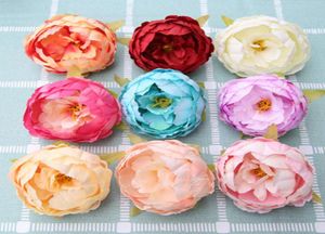 Decorative Flowers Wreaths 20100 Artificial Silk Peonies Bulk Whole Peony 10cm For Home Wedding Pography Backdrop DecorDeco4907983