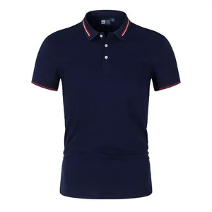 Men's Polos 2024 Summer High Quality Shirt Embroidered Polo High-end Business Casual Lapel Short Sleeve T-shirt Top S-6XL