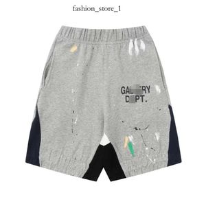 GaleryDept Pant Nowe 2024 Męskie spodenki projektant mody Gellery Dept Pant Speckled Męskie kobiety luźne krótkie krótkie 50 wielkości S-2xl Gellery Dept Short 722 722