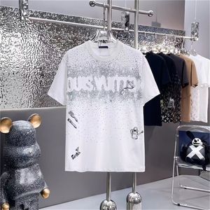 男女のためのファッションTシャツデザイナーのTシャツ衣類男性のためのカジュアルチェストレターシャツ高級服ストリートショートスリーブ服b5