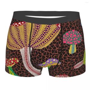 Underpants Custom Funny Yayoi Kusama Toadstools Abstract Boxer Shorts Shorts Shorties Maschio Brief traspiranti biancheria intima