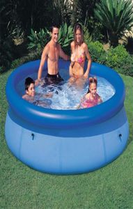 305cm 76cm blue AGP above ground swimming pool family pool inflatable for adults kids child aqua summer water8601305