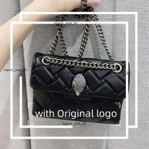 Kurt Geiger Heart -Clase Designer Dimbag Luxury Bag Кожаный лондонский мужчина мини -мешок для плеча металлические знаки сцепления похет