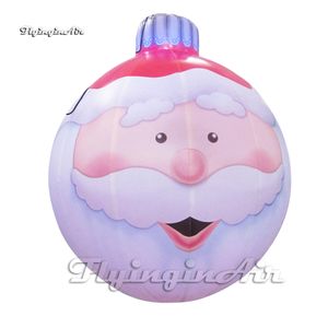 wholesale Festive Red Inflatable Christmas Hat Model Drop Ornament Home Ceiling Decorations Advertising Balloon With Light For Event