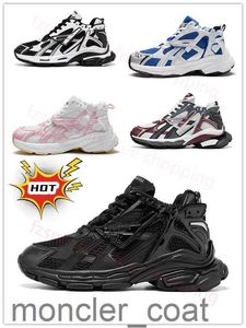 Designers Foam Runners 7.0 Paris Women Men Casual Shoes Transmit Sense Retro Trainers Black White Pink Burgundy Deconstruction Sneakers Jogging Hiking Sneakers