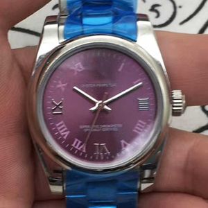 Designer Watch Reloj Watches AAA Automatisk mekanisk klocka Labor Log Purple hela automatisk mekanisk klocka 31 Mechanical Watch Haw